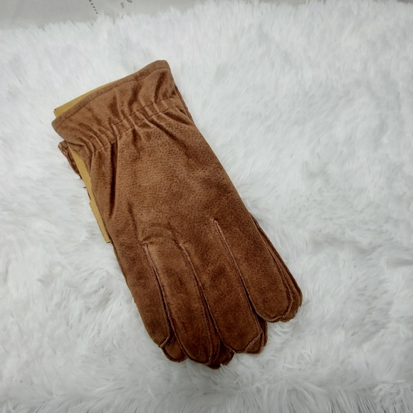 Aris Thinsulate Isotoners mens gloves brown XL - Picture 3 of 12